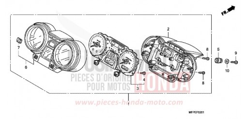 COMPTEUR (CB1300SA) CB1300SAA de 2010
